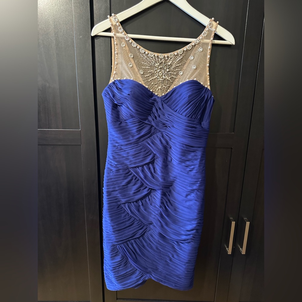 Adrianna Papell Bodycon Cocktail Dress Size 6Elegant Evening Party Wedding Guest